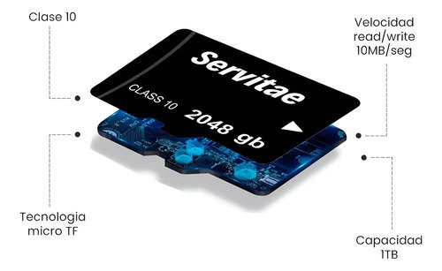 X2 Memoria Micro Tf 2tb Servitae 2 Tera Con Adaptador