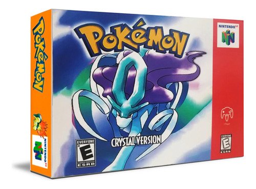 Juego Pokémon Crystal Version para Nintendo 64, cartucho original que permite revivir la experiencia clásica de Pokémon en consola