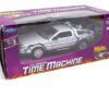 Modelo a escala 1:24 del Delorean de Volver al Futuro, coche deportivo clásico para coleccionistas