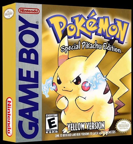 Pokémon Yellow Versión Game Boy Nuevo En Caja Con Acrílico