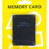 Tarjeta de memoria Bitfunx 128MB para PlayStation 2, compatible con juegos y guardado de partidas