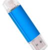 Memoria USB universal con conectores Lightning, MicroUSB y USB tradicional de 1TB capacidad, compatible con iPhone, Android, PC y Mac para transferir archivos