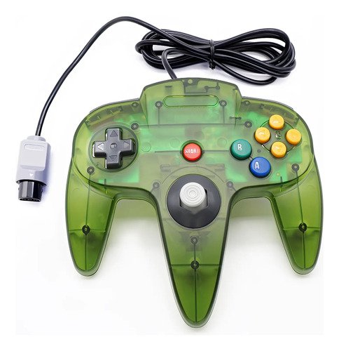 Control original para Nintendo 64 disponible en múltiples colores vibrantes, compatible con todas las consolas N64