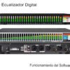 Ecualizador LED digital profesional de 31 bandas con control por computadora para estudio de grabación y audio profesional