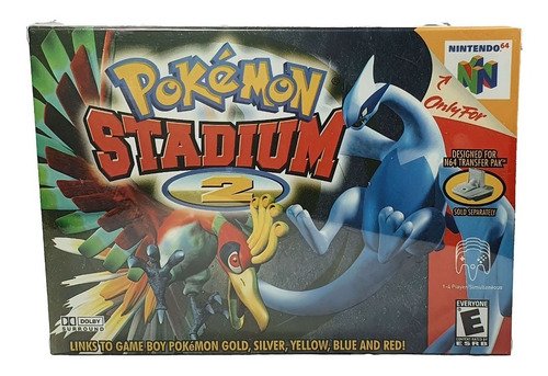Pokémon Stadium 2 Físico En Caja Con Manual Nintendo 64