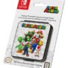 Estuche protector para cartuchos de juegos de Nintendo Switch con temática Super Mario, ideal para organizar y transportar tus juegos