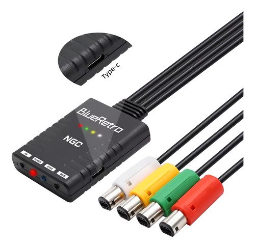 Adaptador Blueretro Gamecube Mandos Inalámbricos Bluetooth