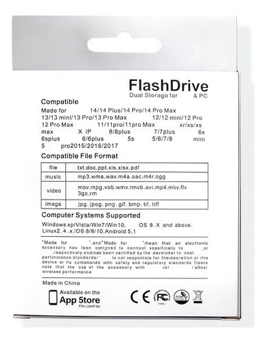 Memoria de 1 terabyte compatible con dispositivos Lightning, Android, PC, USB-C, iOS y MicroUSB para ampliar almacenamiento
