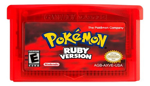 Juego físico Pokémon Ruby para Gameboy Advance, edición estándar con cartucho original y caja