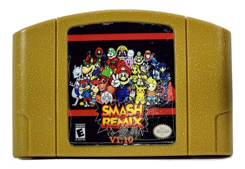 Juego Smash Remix V1.10 para Nintendo 64, edición exclusiva para coleccionistas y fanáticos de la consola