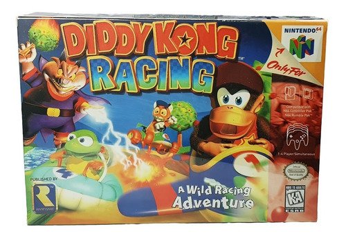 Diddy Kong Racing Físico En Caja Con Manual Nintendo 64