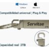 Memoria Usb 2tb Servitae Disco 2 Tera Flash Drive Llavero