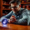 pokebola de cristal 3d con iluminación led integrada, figura de colección pokemon para decorar escritorio o setup gaming