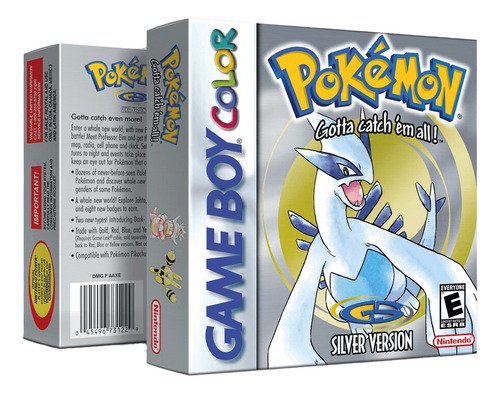 Juego Pokémon Silver Version para Game Boy, nuevo en su caja original con protector acrílico, coleccionable retro