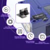 Adaptador SD para Gamecube que permite cargar juegos desde tarjeta SD, compatible con consolas Nintendo NGC