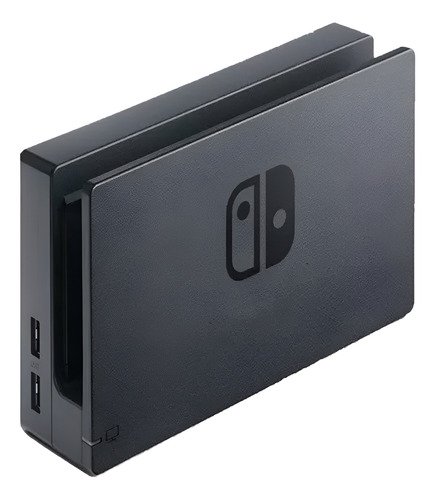 Dock Nintendo Switch conectado a TV HD mostrando juego en 1080p con carga simultánea