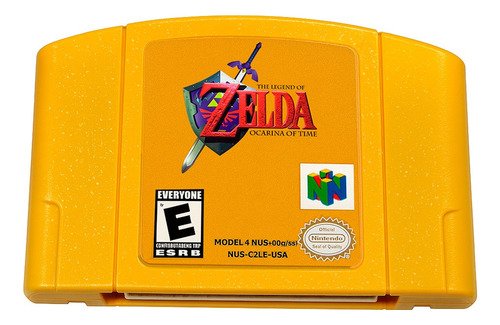 The Legend Of Zelda Ocarina Of Time N64 Español Dorado