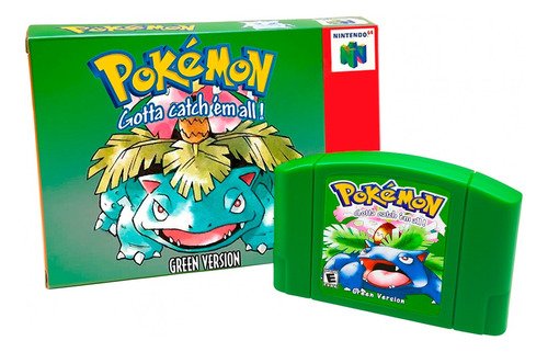 Revive La Emoción Con Pokémon Green Version Para Nintendo 64