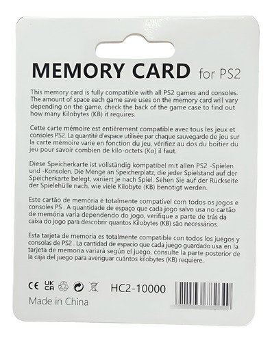 Bitfunx Tarjeta Memoria 128mb Modelo 128 Ps2 Memory