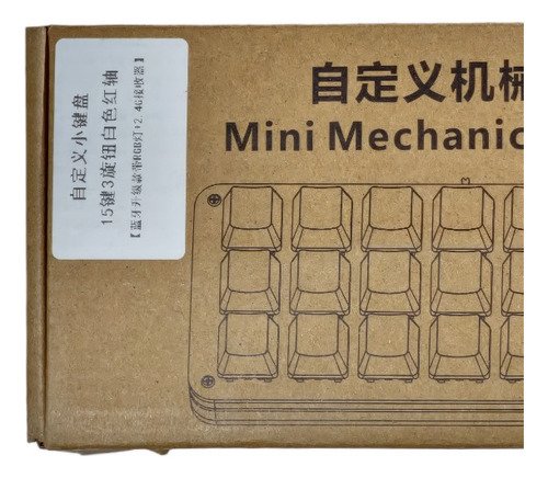 Teclado Numérico Programable Gamer Mecánico 15 Teclas Usb