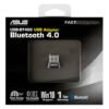 Adaptador USB Bluetooth Asus USB-BT400 que permite conectar dispositivos inalámbricos con alcance de hasta 10 metros