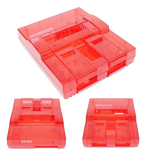 carcasa transparente personalizada para snes que permite cambiar el estilo de tu consola retro con diseño moderno