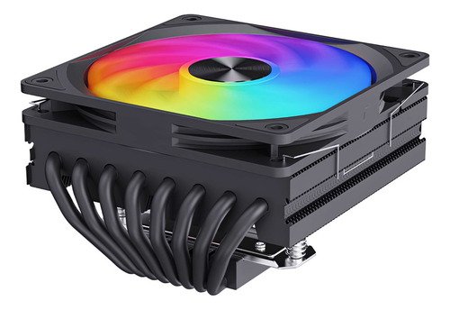 disipador ventilador rgb para procesadores intel y amd, incluye pasta térmica para instalación fácil y mejor refrigeración del cpu