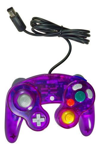 Control original de Nintendo GameCube con función de vibración, diseño ergonómico y cable de 1.70 metros, compatible con Wii, Wii U y Switch