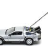 Modelo a escala 1:24 del Delorean de Volver al Futuro, coche deportivo clásico para coleccionistas