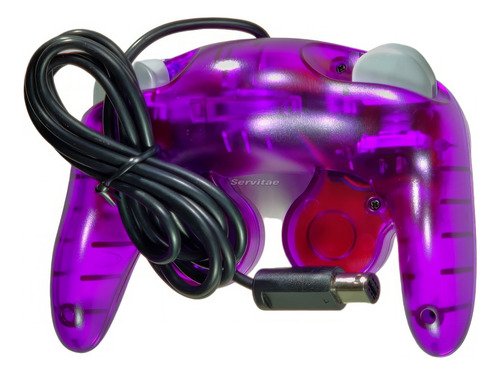 Control original de Nintendo GameCube con función de vibración, diseño ergonómico y cable de 1.70 metros, compatible con Wii, Wii U y Switch