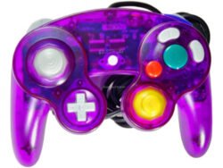 Control original de Nintendo GameCube con función de vibración, diseño ergonómico y cable de 1.70 metros, compatible con Wii, Wii U y Switch