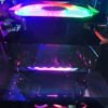Ventilador disipador con triple ventilador RGB para procesadores Intel y AMD, operación silenciosa menor a 25dB y control PWM inteligente