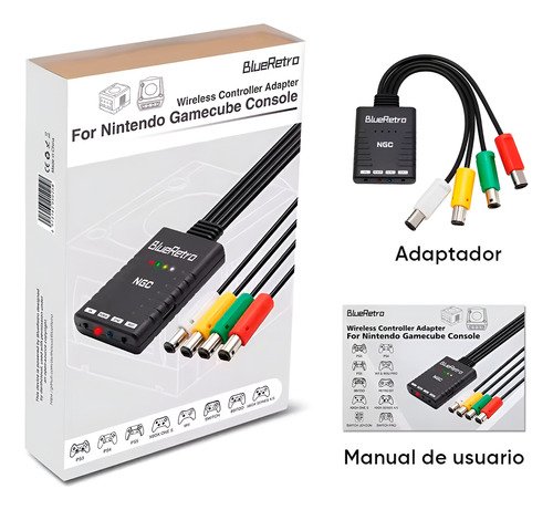 Adaptador Blueretro Gamecube Mandos Inalámbricos Bluetooth