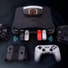 Adaptador Blueretro para conectar mandos bluetooth a consola Nintendo 64, compatible con múltiples controladores