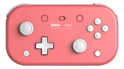 Gamepad Inalámbrico 8bitdo Lite Controller 2 Bluetooth Nintendo Color Rosa