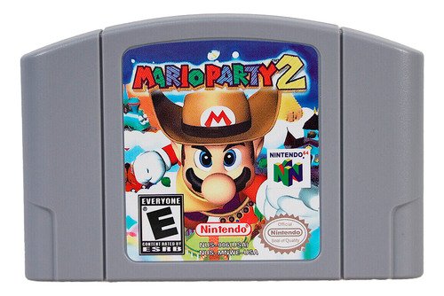 Juego Mario Party 2 para consola Nintendo 64 N64, cartucho original de colección con personajes de Mario