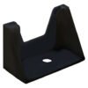 soporte de montaje negro compatible con consola Gamecube para instalación de modchip Picoboot, ideal para modificación de consolas retro