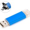 Memoria USB universal con conectores Lightning, MicroUSB y USB tradicional de 1TB capacidad, compatible con iPhone, Android, PC y Mac para transferir archivos