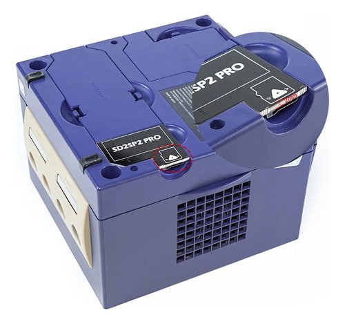 Adaptador SD2SP2 Pro V1.3 para Nintendo Gamecube que permite cargar juegos desde tarjeta microSD