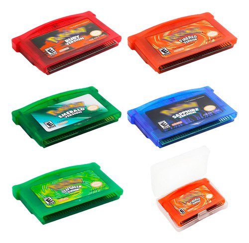 Pokémon Colección 5 Juegos Gba Juego Físico En Caja