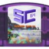 Cartucho Summer Cart Ed64 N64dd Aio en color purpura para Nintendo 64, compatible con juegos y accesorios del sistema