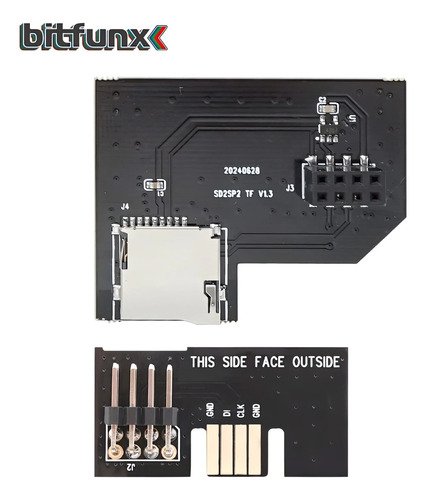 Adaptador SD2SP2 Pro V1.3 para Nintendo Gamecube que permite cargar juegos desde tarjeta microSD