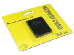 Tarjeta de memoria de 64mb compatible con consola Play Station 2 PS2 para guardar partidas y progreso de juegos