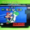Super Mario World En Caja Snes Nuevo Sellado Con Acrílico