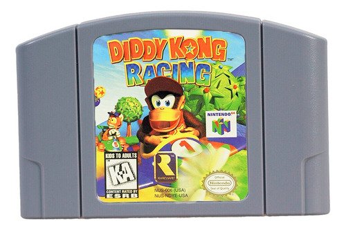 Juego Diddy Kong Racing Standard Edition para Nintendo 64, versión física original de cartucho N64 con personajes de Rare