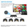 Adaptador Usb Gamecube Switch Pc Wii U 4 Controles Naranja