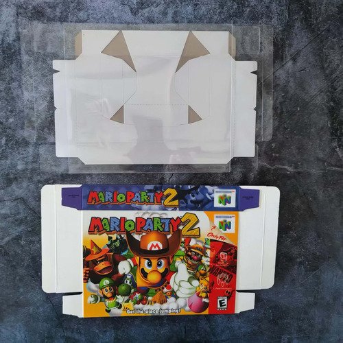 Protector Juegos Retro Caja De Plástico Laminado Party 2