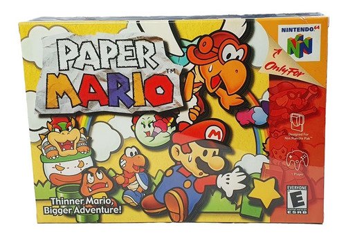 Paper Mario Físico En Caja Con Manual Nintendo 64