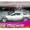 Modelo a escala 1:24 del Delorean de Volver al Futuro, coche deportivo clásico para coleccionistas