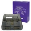 carcasa transparente personalizada para snes que permite cambiar el estilo de tu consola retro con diseño moderno